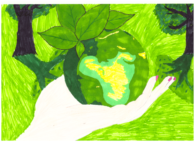 Szabad Levegő Alapítvány 10. éves Barna Dominik rajza